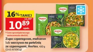 Zupa szparagowa, makaron lub warzywa na patelnię ze szparagami Hortex