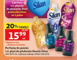 Perfumy do prania lub płyn do płukania tkanin Silan