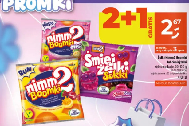 Żelki Nimm2 Boomki lub Śmiejżelki