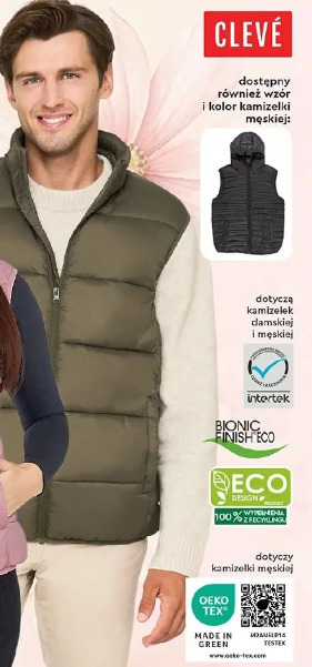 Kamizelka puchowa męska Cleve