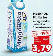 Mlekpol Maślanka mrągowska naturalna