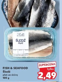 Fish & Seafood Śledź płat ze skórą