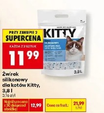 Żwirek silikonowy dla kotów Kitty