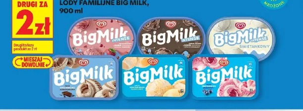 Lody familijne Big Milk