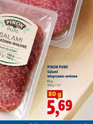Pikok Pure Salami wieprzowo-wołowe