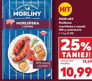 Morliny Kiełbasa morlińska z szynki