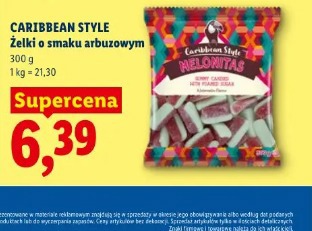 Caribbean Style żelki o smaku arbuzowym