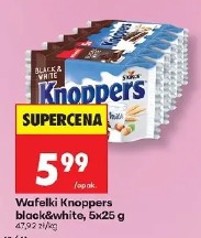 Wafelki Knoppers black&white