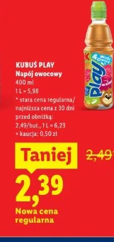 Kubuś Play Napój owocowy