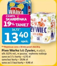 Piwo Warka lub Żywiec