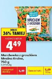 Marchewka z groszkiem Mroźna Kraina