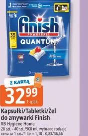 Kapsułki/Tablettki/żel do zmywarki Finish RB Hygiene Home