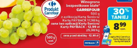 Winogrona bezpestkowe białe* CARREFOUR