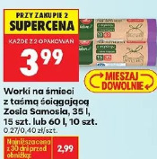 Worki na śmieci z taśmą ściągającą Zosia Samosia