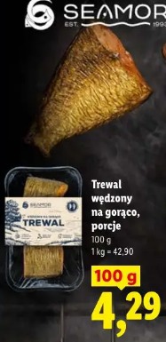 Trewal wędzony na gorąco, porcje Seamor