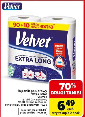 Velvet ręcznik papierowy Extra Long