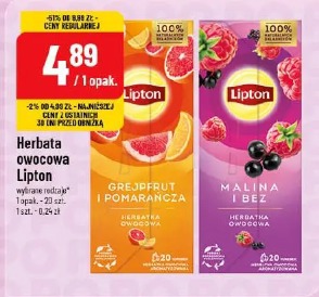 Herbata owocowa Lipton