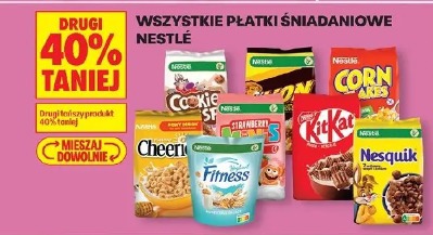 Wszystkie płatki śniadaniowe Nestlé