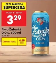 Piwo Žatecký 0,0%, 500 ml