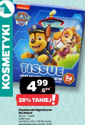 Chusteczki higieniczne Psi Patrol