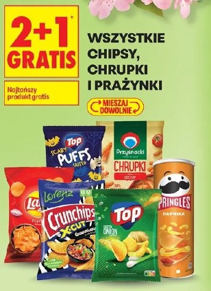 Wszystkie chipsy, chrupki i prażynki