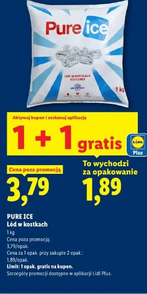 Pure Ice Lód w kostkach