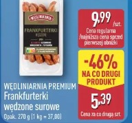 Wędlinarnia Premium Frankfurterki wędzone surowe