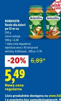 Bobovita Danie dla dzieci po 12 m-cu