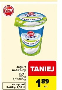 Jogurt naturalny Zott
