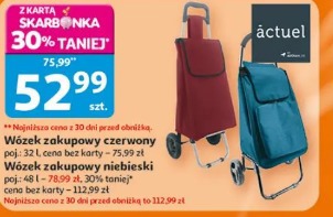 Wózek zakupowy czerwony