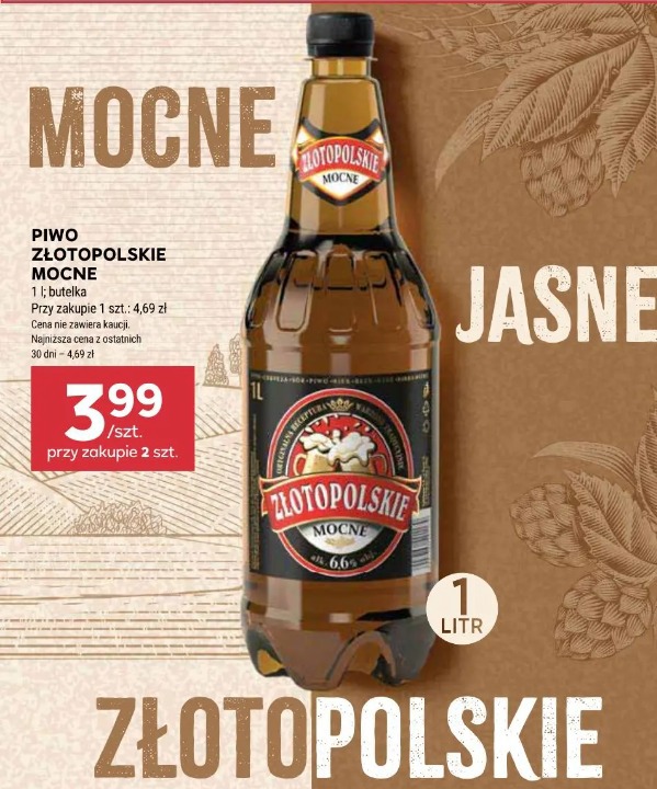 Piwo Złotopolskie Mocne