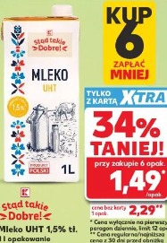Mleko UHT 1,5% tł.