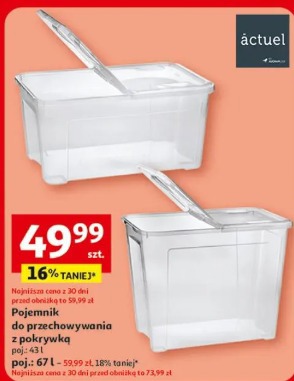 Pojemnik do przechowywania z pokrywką Actuel