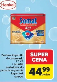 Zestaw kapsułki do zmywarki Somat