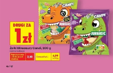 Żelki Dinozaury Candi