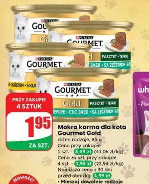 Gourmet Gold mokra karma dla kota