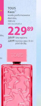 TOUS Kaos woda perfumowana damska