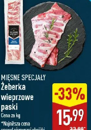 Mięsne Specjały żeberka wieprzowe paski