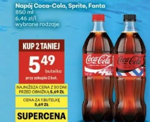 Napój Coca-Cola, Sprite, Fanta