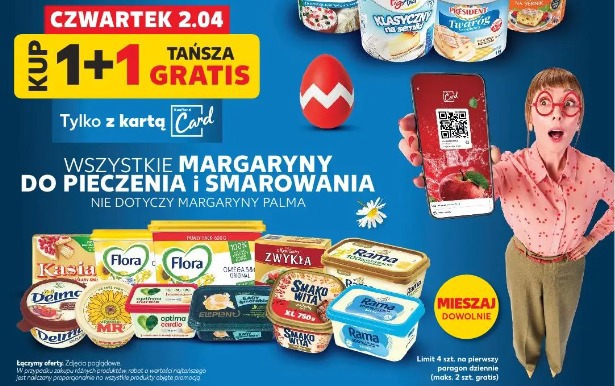 Wszystkie margaryny do pieczenia i smarowania