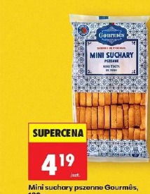 Mini suchary pszenne Gourmês