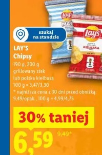Lay's Chipsy grillowany stek lub polska kiełbasa