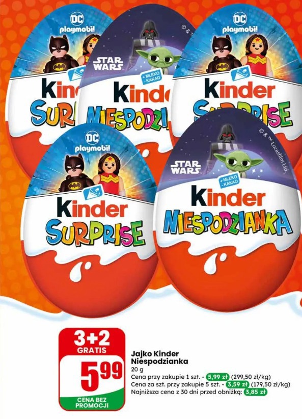 Jajko Kinder Niespodzianka