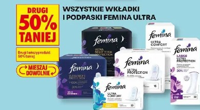 Wszystkie wkładki i podpaski Femina Ultra