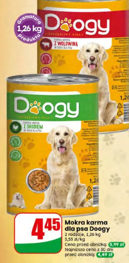 Doogy mokra karma dla psa z drobiem