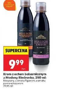 Krem z octem balsamicznym z Modeny Biedronka