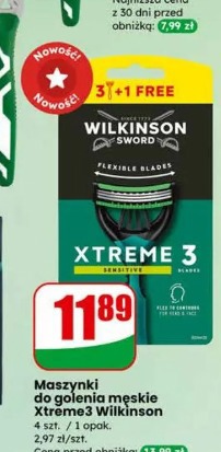 Xtreme 3 Wilkinson maszynki do golenia męskie