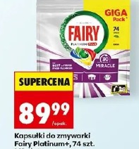 Kapsułki do zmywarki Fairy Platinum Plus
