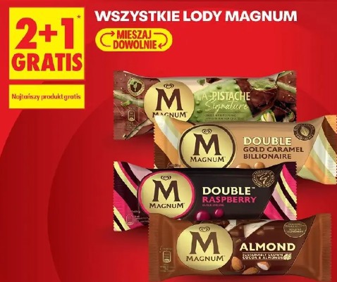 Wszystkie lody Magnum