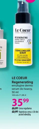 LE COEUR Regenerating emulsyjne dermo serum do twarzy